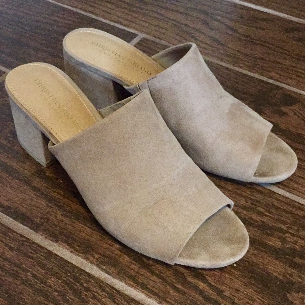 Vegan Suede Heels